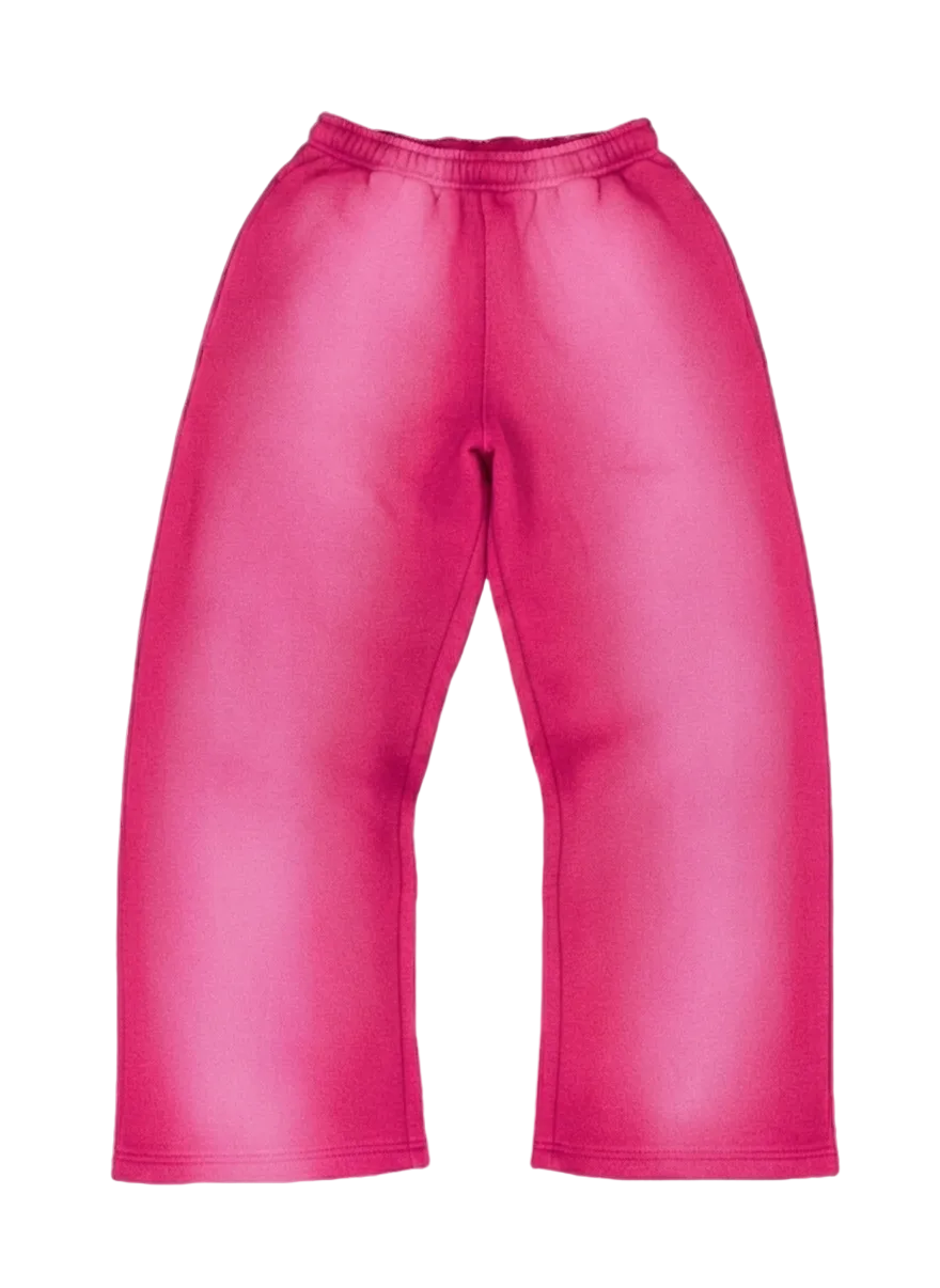 Hot Pink Sweatpants - Washed